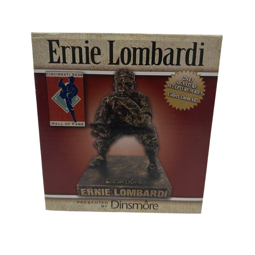 Ernie Lombardi Cincinnati Reds 2013 SGA Dinsmore Signature Statue New in Box